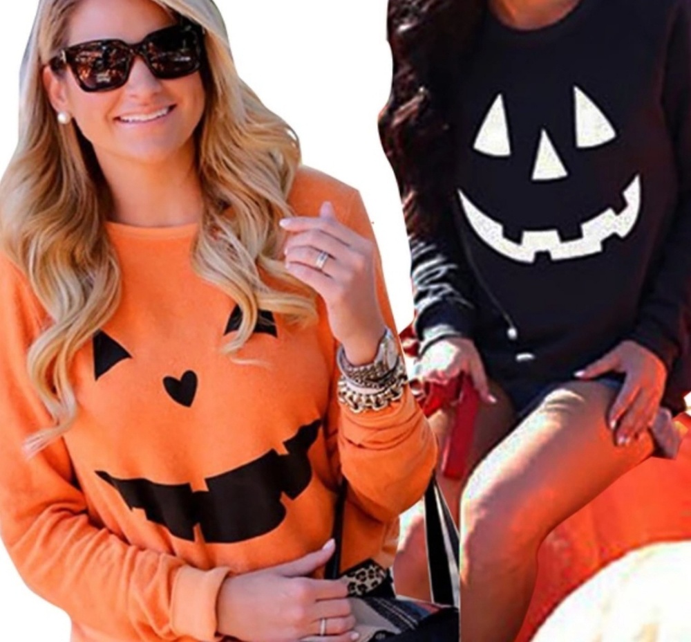 Halloween sweatshirt for ladies